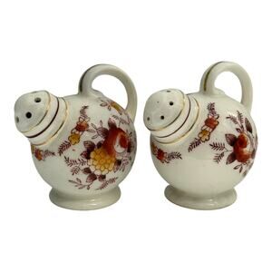 Vintage Noritake Moriyama Morimachi Japan Tea Pot Style Salt & Pepper Shakers
